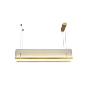 Lámpara colgante metálica color dorado Volta