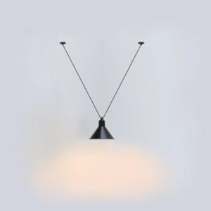 Lámpara colgante de hierro color negro Memphis Black