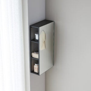 Espejo con repisa rectangular Element