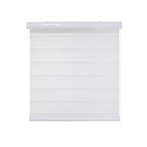 Persiana Tipo Zebra en Poliester Off White Eterno